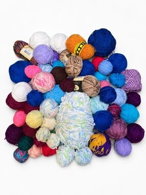 Assorted Kids Yarn Balls - Multicolor Craft Pack